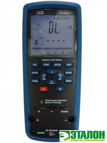 DT-9935, профессиональный LCR-метр с автоматическим выбором режима измерений